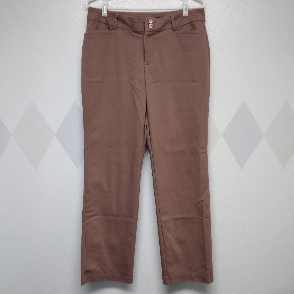 Lee Petite regular fit straight leg mid rise secretly shapes size 12 Petite